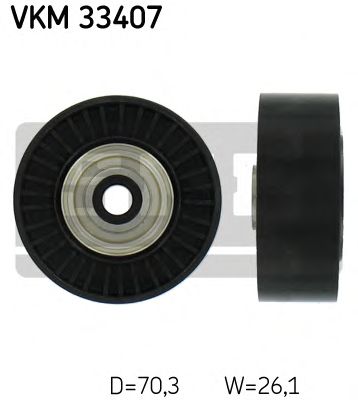 VKM 33407 SKF Ролик модуля натягувача ременя1